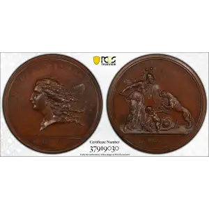 1783 AE Medal Betts-615, Libertas Americana, BN (2)