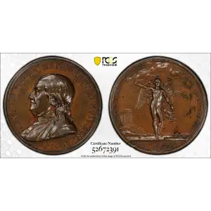 1784 AE Medal Betts-619, Winged Genius, BN (2)