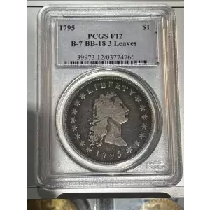 1795 $1 Flowing Hair, BB-18