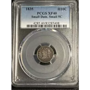 1835 H10C Small Date, Small 5C