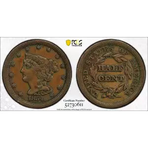 1854 1/2C, BN (2)