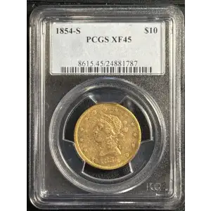 1854-S $10