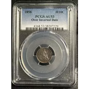 1858 H10C Over Inverted Date