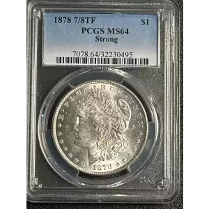 1878 7/8TF $1 Strong