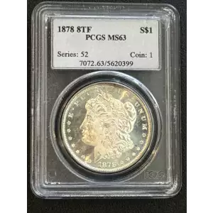 1878 8TF $1