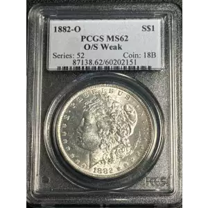 1882-O/S $1 Weak
