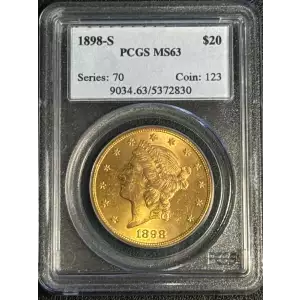 1898-S $20