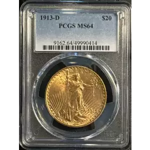 1913-D $20