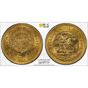 1918 20 Peso KM-478  Au (2)