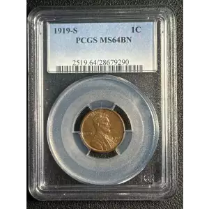1919-S 1C, BN