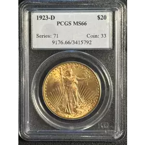 1923-D $20