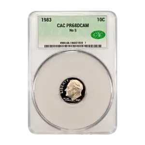 1983 No S 10c DCAM (Proof) (2)