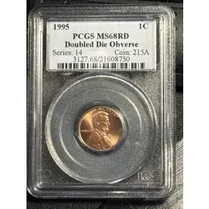1995 1C Doubled Die Obverse, RD
