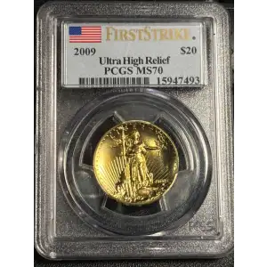 2009 $20 Ultra High Relief First Strike