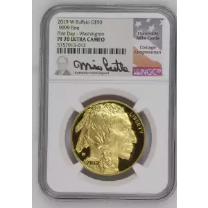 2019 W .9999 Fine First Day - Washington ULTRA CAMEO (2)