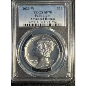 2023-W $25 Palladium Advanced Release