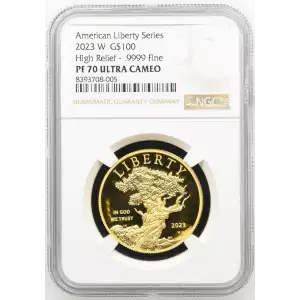 2023 W High Relief - .9999 Fine American Liberty Series ULTRA CAMEO (2)