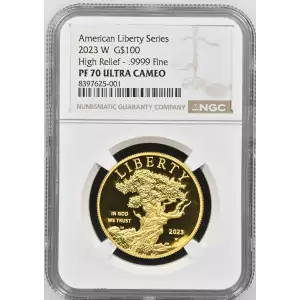 2023 W High Relief - .9999 Fine American Liberty Series ULTRA CAMEO (2)