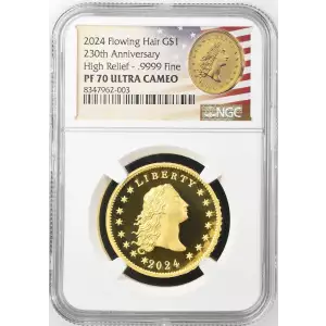 2024 Flowing 230th Anniversary High Relief - .9999 Fine ULTRA CAMEO (2)