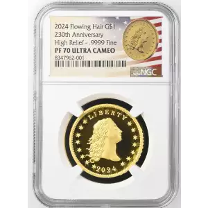 2024 Flowing 230th Anniversary High Relief - .9999 Fine ULTRA CAMEO (2)