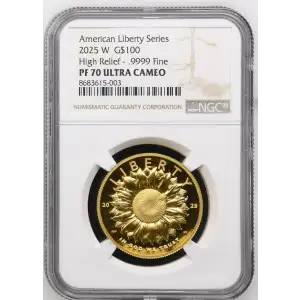 2025 W High Relief - .9999 Fine American Liberty Series ULTRA CAMEO (2)