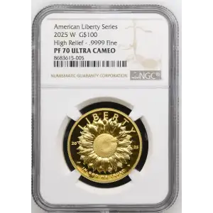 2025 W High Relief - .9999 Fine American Liberty Series ULTRA CAMEO (2)