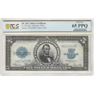 $5 1923 Blue Silver Certificates 282 (2)