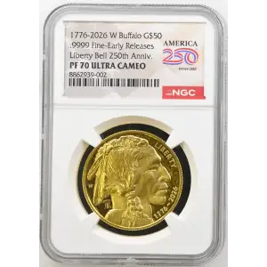 1776-2026 W .9999 Fine-Early Releases Liberty Bell 250th Anniv. ULTRA CAMEO (2)