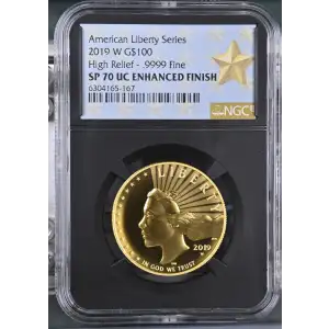 2019 High Relief - .9999 Fine American Liberty Series (2)