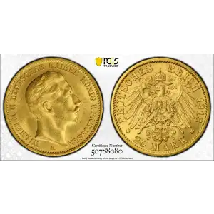 1913-A 20 Mk KM-521 Plain Bust (2)