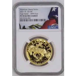2021 W High Relief - .9999 Fine American Liberty Series ULTRA CAMEO (2)