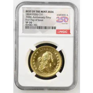 1804(2026) 250th Anniversary Privy First Day of Issue BEST OF THE MINT 2026 (2)