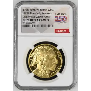 1776-2026 W .9999 Fine-Early Releases Liberty Bell 250th Anniv. ULTRA CAMEO (2)