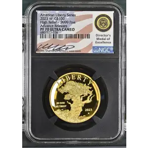 2023 W High Relief - .9999 Fine Advance Releases American Liberty Series ULTRA CAMEO (2)