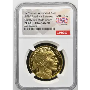 1776-2026 W .9999 Fine-Early Releases Liberty Bell 250th Anniv. ULTRA CAMEO (2)