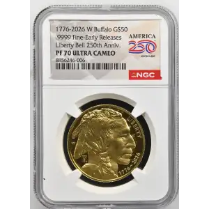 1776-2026 W .9999 Fine-Early Releases Liberty Bell 250th Anniv. ULTRA CAMEO (2)