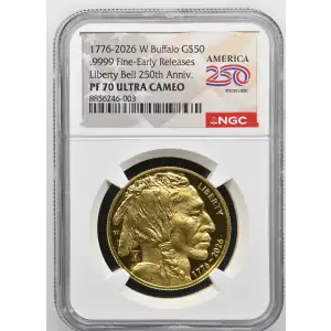 1776-2026 W .9999 Fine-Early Releases Liberty Bell 250th Anniv. ULTRA CAMEO (2)