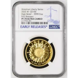 2025 W High Relief - .9999 Fine First Releases American Liberty Series ULTRA CAMEO (2)