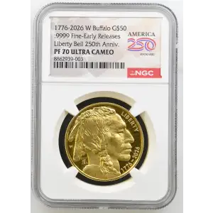 1776-2026 W .9999 Fine-Early Releases Liberty Bell 250th Anniv. ULTRA CAMEO (2)
