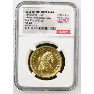 1804(2026) 250th Anniversary Privy First Day of Issue BEST OF THE MINT 2026 (2)