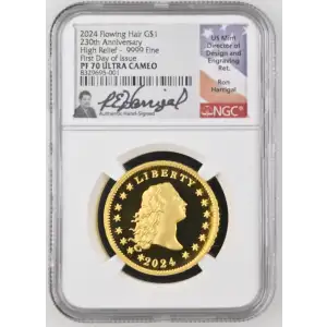 2024 Flowing 230th Anniversary - FDI High Relief - .9999 Fine ULTRA CAMEO (2)