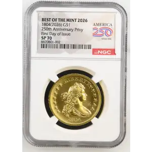 1804(2026) 250th Anniversary Privy First Day of Issue BEST OF THE MINT 2026 (2)