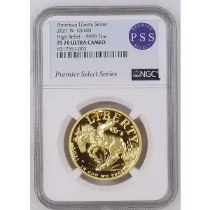 2021 W High Relief - .9999 Fine American Liberty Series ULTRA CAMEO (2)