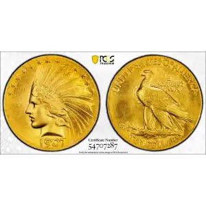 1907 $10 Indian, Wire Rim (2)