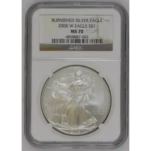 2008 W BURNISHED SILVER EAGLE (2)