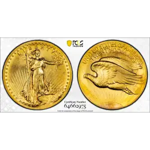 1907 $20 High Relief, Wire Edge (2)