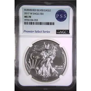 2017 W BURNISHED SILVER EAGLE (2)