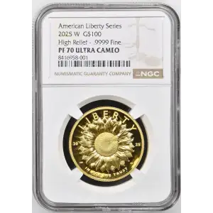 2025 W High Relief - .9999 Fine American Liberty Series ULTRA CAMEO (2)