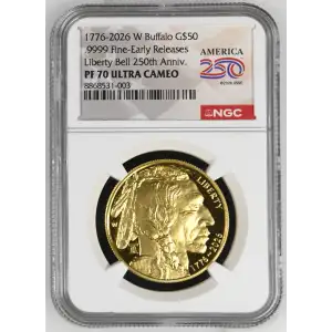 1776-2026 W .9999 Fine-Early Releases Liberty Bell 250th Anniv. ULTRA CAMEO (2)