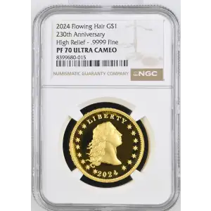 2024 Flowing 230th Anniversary High Relief - .9999 Fine ULTRA CAMEO (2)